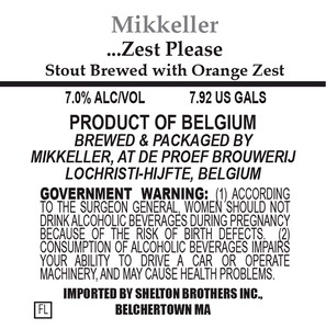 Mikkeller Zest Please October 2014