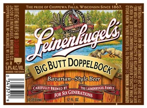 leinenkugel big butt dopplebock and lemon berry taphandle 2 pack...free shipping 