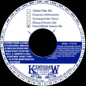 Keweenaw Brewing Company, LLC French Style Saison