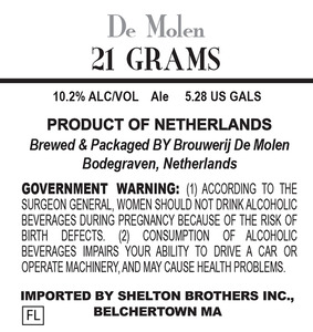 De Molen 21 Grams