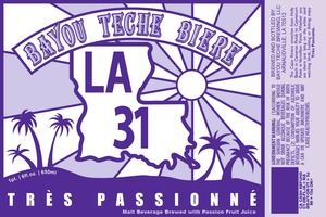 Bayou Teche Biere Tres Passionne November 2014