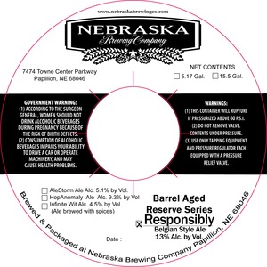 Nebraska Brewing Company Responsibly