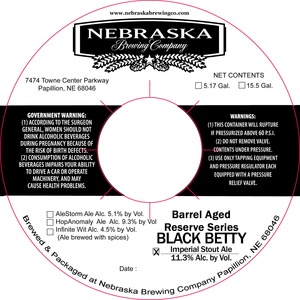 Nebraska Brewing Company Black Betty