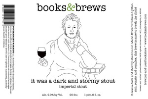 Books & Brews It Was A Dark And Stormy Stout