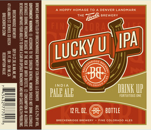 Breckenridge Brewery Lucky U IPA