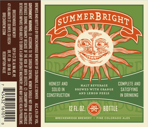Breckenridge Brewery Summerbright