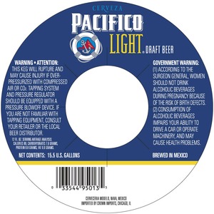 Pacifico Light Draft 