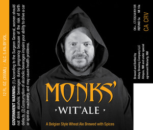 Abbey Brewing Company Monks' Wit Ale