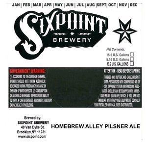 Homebrew Alley Pilsner October 2014