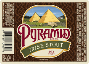 Pyramid Irish Stout October 2014