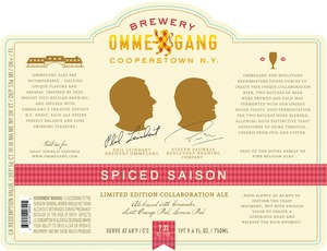 Ommegang Spiced Saison October 2014