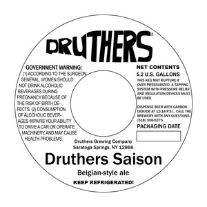 Druthers Druthers Saison