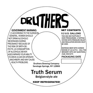 Druthers Truth Serum October 2014