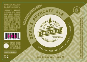 Church Street Brewing Company Devil's Advocate