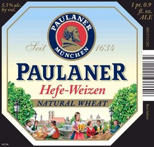 Paulaner Hefe-weizen October 2014