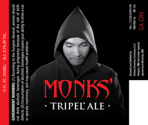Abbey Brewing Company Monks' Tripel Ale