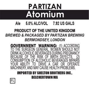 Partizan Brewing Atomium October 2014