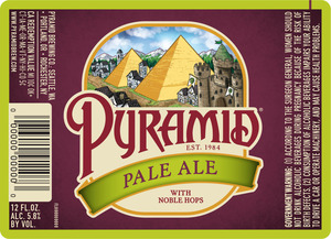 Pyramid Pale Ale October 2014