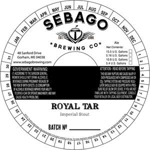 Sebago Brewing Company Royal Tar Imperial Stout