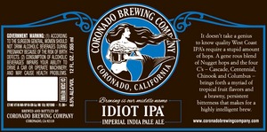 Coronado Brewing Company Idiot IPA October 2014