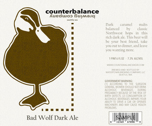 Counterbalance Brewing Company Bad Wolf Dark Ale