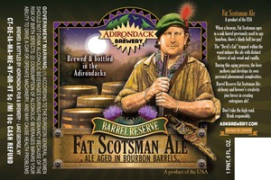 Adirondack Brewery Barrel Reserve Fat Scotsman Ale October 2014