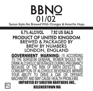 Brew By Numbers 01/02