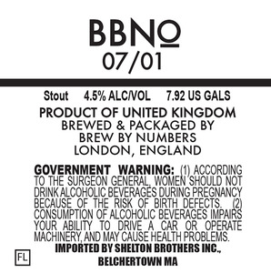 Brew By Numbers 07/01 October 2014