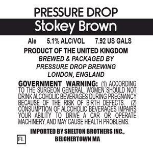 Pressure Drop Stokey Brown October 2014