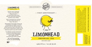 Small Batch Beer Company Imperial Limonhead October 2014