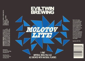 Evil Twin Brewing Molotov Lite October 2014