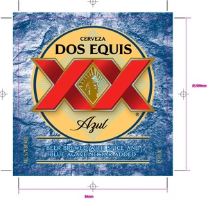 Dos Equis Azul October 2014