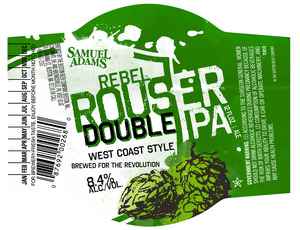 Samuel Adams Rebel Rouser Double IPA October 2014