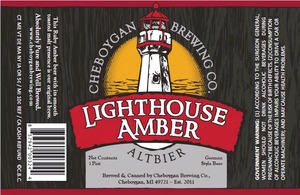Cheboygan Brewing Company Lighthouse Amber October 2014