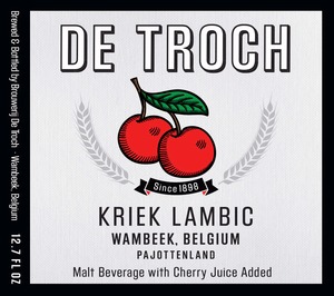 De Troch Kriek Lambic October 2014