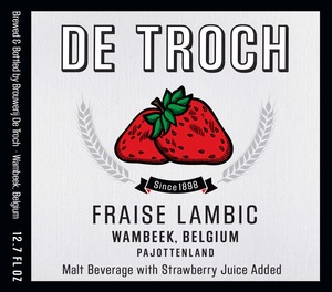 De Troch Fraise Lambic October 2014