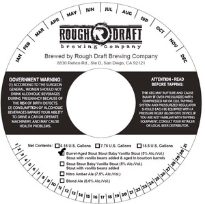 Rough Draft Brewing Company Barrel-aged Stout Stout Baby