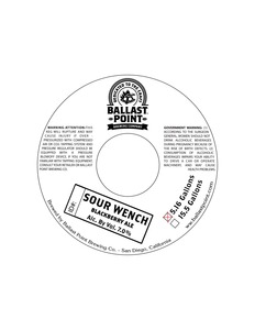 Ballast Point Sour Wench October 2014