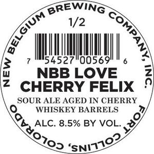 New Belgium Brewing Company, Inc. Nbb Love Cherry Felix