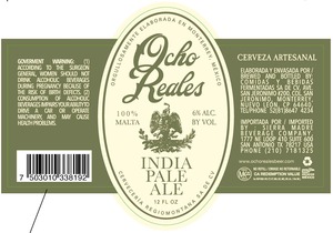 Ocho Reales India Pale Ale