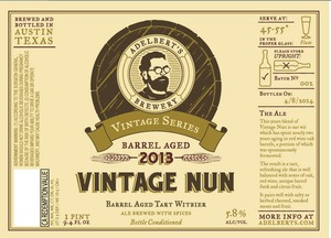 Adelbert's Brewery Vintage Nun