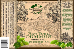 Adirondack Brewery New York Common