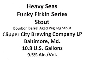 Heavy Seas Funky Firkin Series October 2014