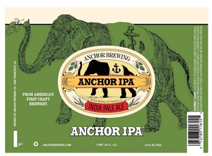 Anchor Brewing Anchor IPA October 2014