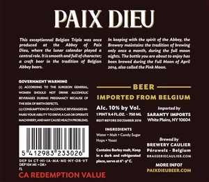 Paix Dieu 