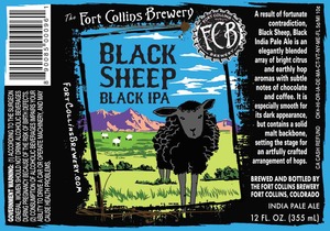 Fort Collins Brewery Black Sheep, Black IPA October 2014