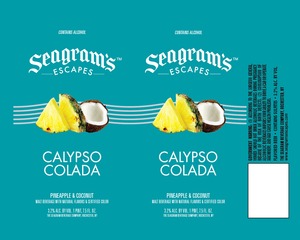 Seagram's Escapes Calypso Colada October 2014