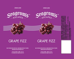 Seagram's Escapes Grape Fizz