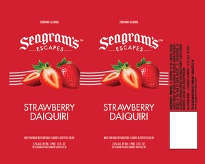 Seagram's Escapes Strawberry Daiquiri October 2014