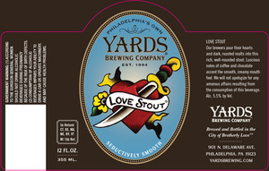 Yards Brewing Company Love Stout October 2014